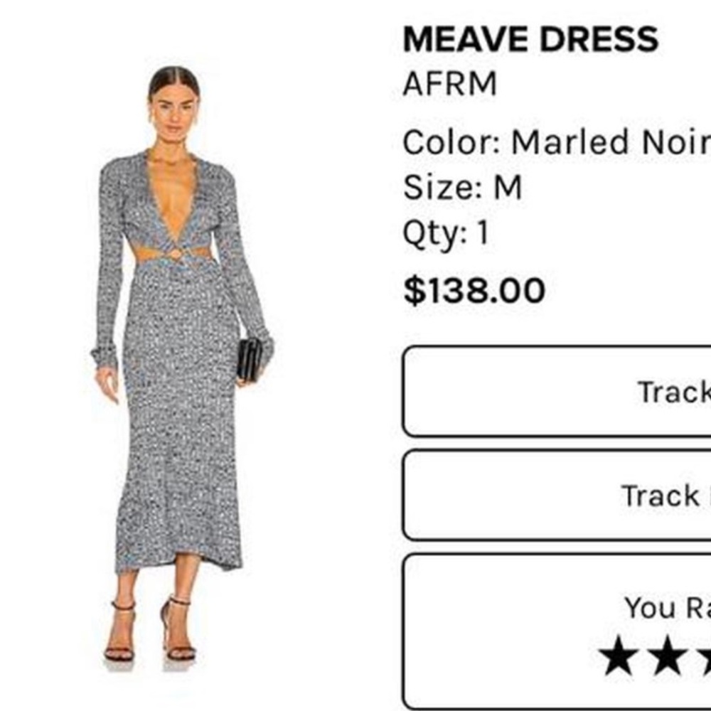 AFRM Meave Dress from Revolve